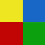 Жёлтый/Синий/Красный/Зелёный