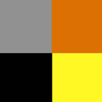 Серый/Чёрный/Жёлтый/Оранжевый